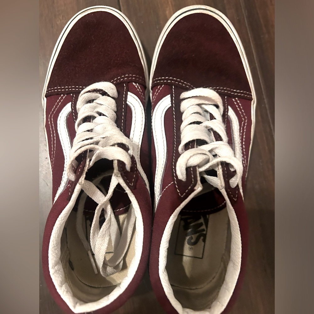 MARRON VANS WOMENS SIZE 8